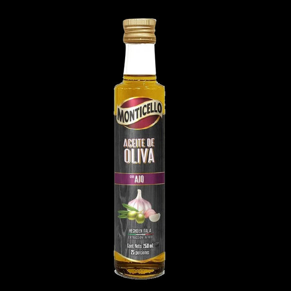 ACEITE OLIVA MONTICELLO 250ML CON AJO
